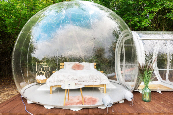 transparent bubble tent glamping